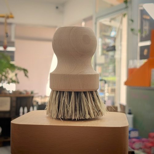 Cepillo manual de madera para vajilla con dureza alta