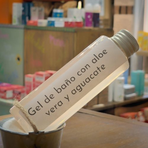 Gel de baño con aloe vera y aguacate 1l
